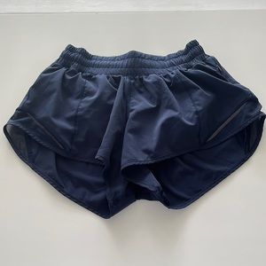 Lululemon navy blue hottie hot shorts